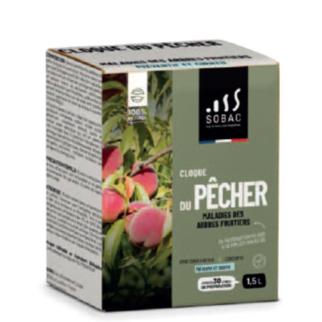 Cloque du pêcher 1.5 litres SOBAC.